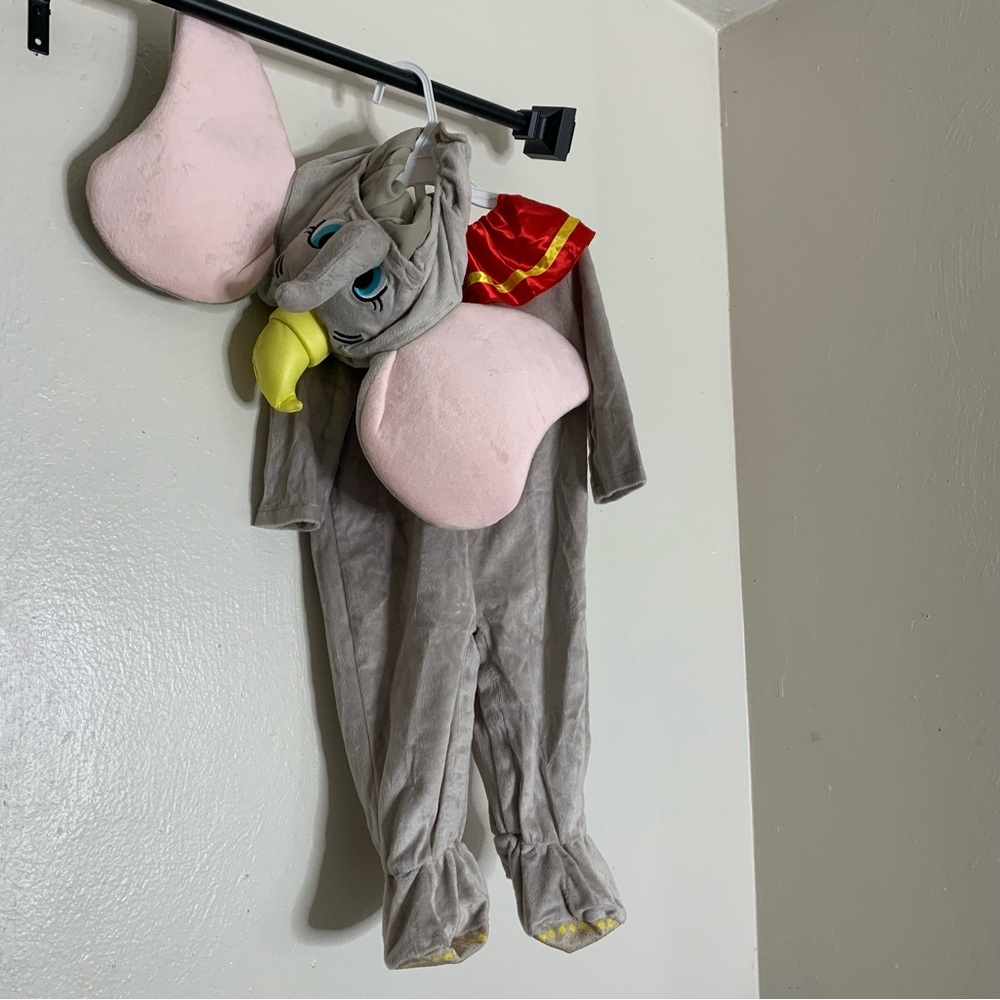 Disney Dumbo Costume - Gray, Pink, Yellow, Red